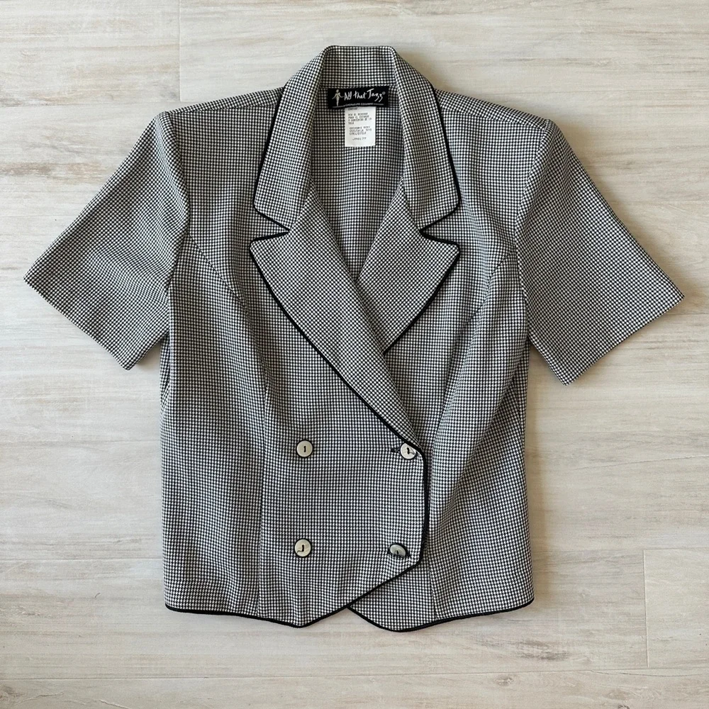 NWOT Vintage All that Jazz Gray Midi Skirt Set - Picture 2 of 7